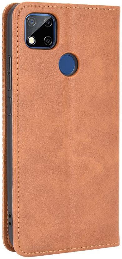 Xiaomi Redmi 9C Retro Portemonnee Hoesje Bruin afbeelding 2