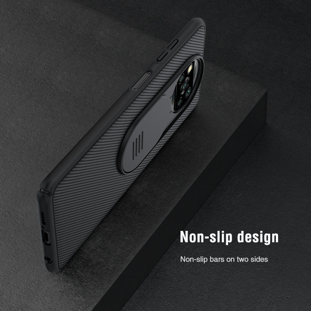 Nillkin Camshield Xiaomi Poco X3 / X3 Pro Hoesje Camera Slider Zwart afbeelding 9