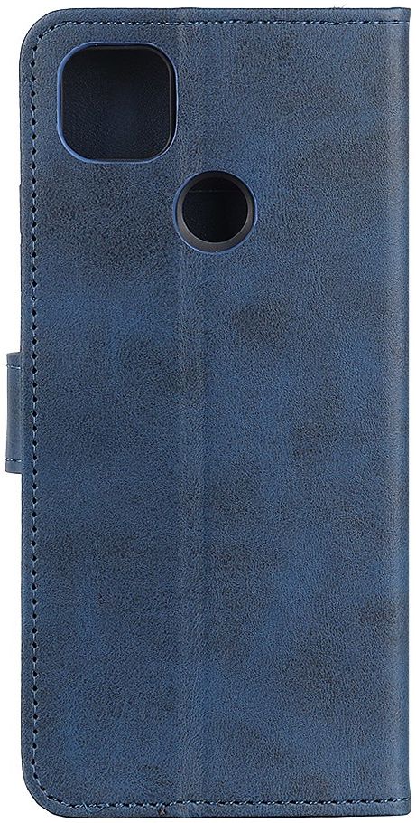 Google Pixel 5 Hoesje Wallet Stand Kunst Leer Blauw afbeelding 6