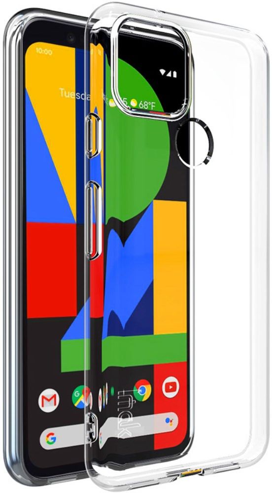 IMAK UX-5 Google Pixel 4A 5G Hoesje Flexibel en Dun TPU Transparant afbeelding 1