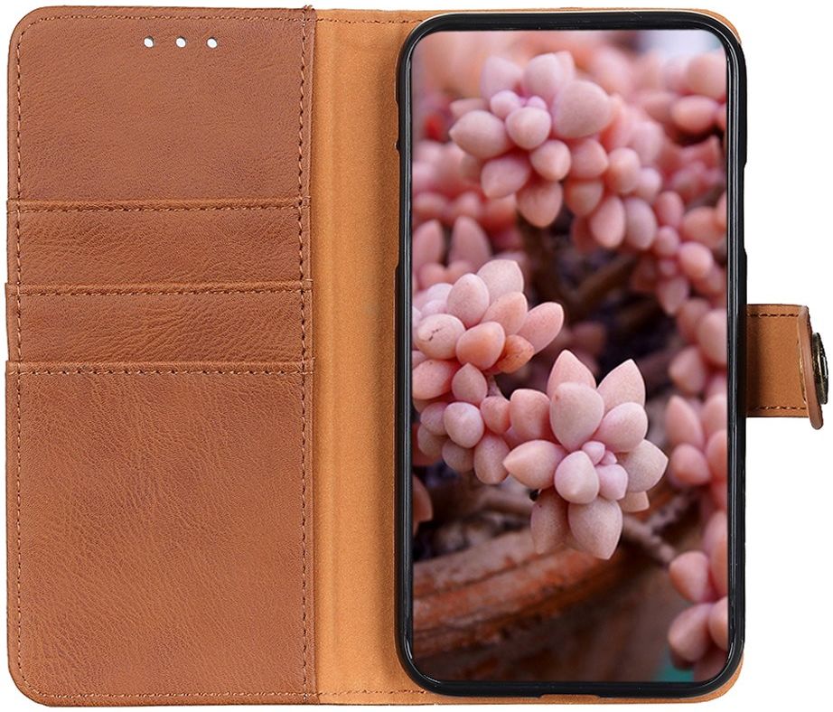 Google Pixel 5 Hoesje Vintage Portemonnee Bruin afbeelding 7