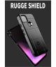 Google Pixel 4A 5G Hoesje Shock Proof Rugged Shield Zwart