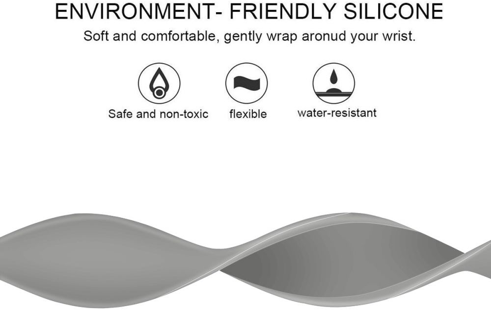 Geschikt voor Apple Watch 41MM / 40MM / 38MM Bandje Solo Loop Grijs (Maat: S) afbeelding 6