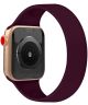 Geschikt voor Apple Watch 41MM / 40MM / 38MM Bandje Solo Loop Paars (Maat: S)