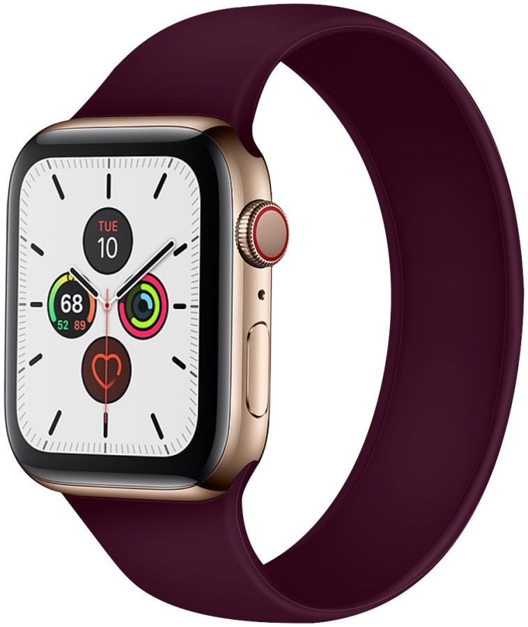 Geschikt voor Apple Watch 41MM / 40MM / 38MM Bandje Paars (Maat: S) afbeelding 1