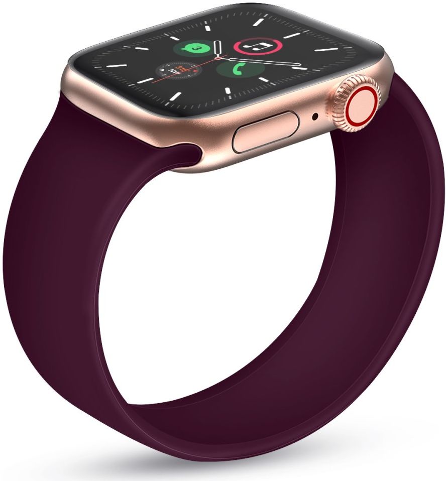 Geschikt voor Apple Watch 41MM / 40MM / 38MM Bandje Paars (Maat: S) afbeelding 3