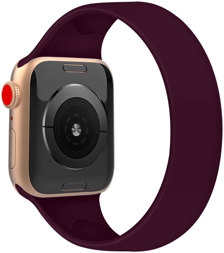 Geschikt voor Apple Watch 41MM / 40MM / 38MM Bandje Paars (Maat: S) afbeelding 2
