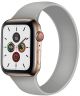 Apple Watch 45MM / 44MM / 42MM Bandje Solo Loop Siliconen Grijs Maat M