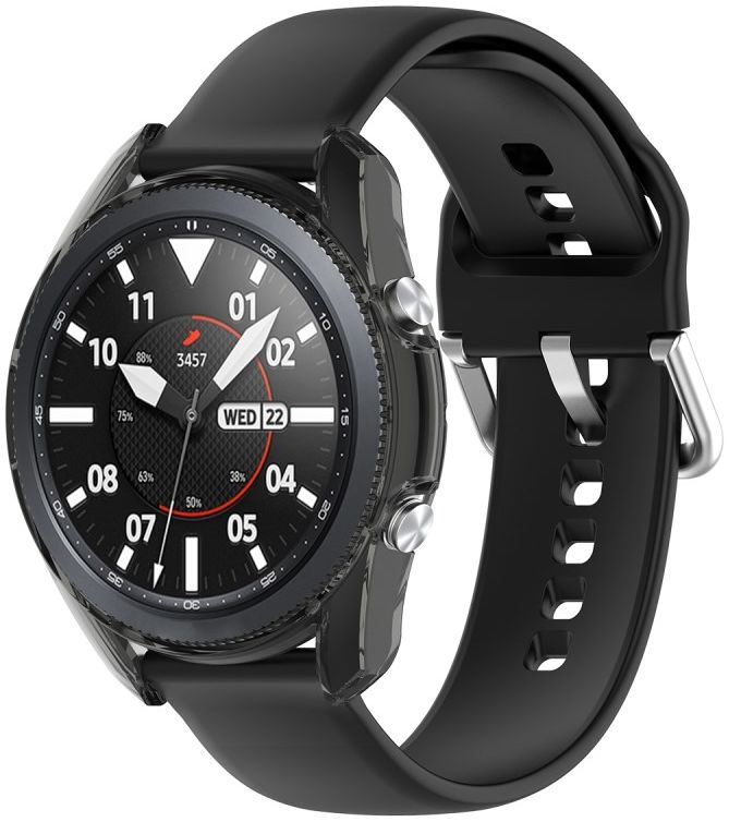 Samsung Galaxy Watch 3 41MM Hoesje - Flexibel TPU Bumper - Zwart afbeelding 2