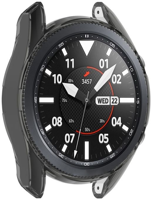 Samsung Galaxy Watch 3 41MM Hoesje - Flexibel TPU Bumper - Zwart afbeelding 3