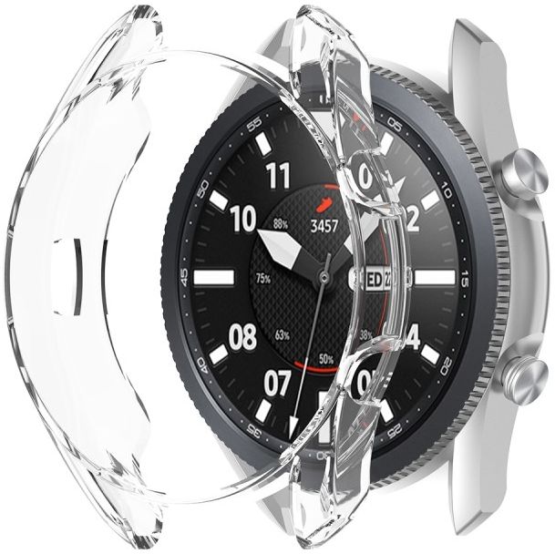 Samsung Galaxy Watch 3 41MM Hoesje Flexibel TPU Bumper Transparant afbeelding 1