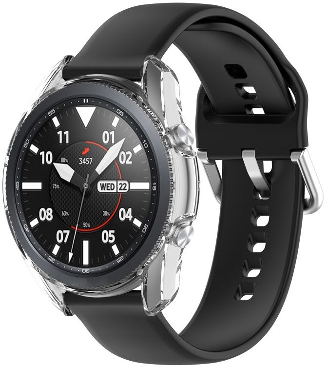 Samsung Galaxy Watch 3 41MM Hoesje Flexibel TPU Bumper Transparant afbeelding 2