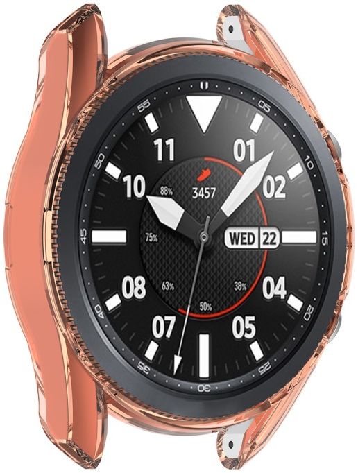 Samsung Galaxy Watch 3 41MM Hoesje Flexibel TPU Bumper Oranje afbeelding 3
