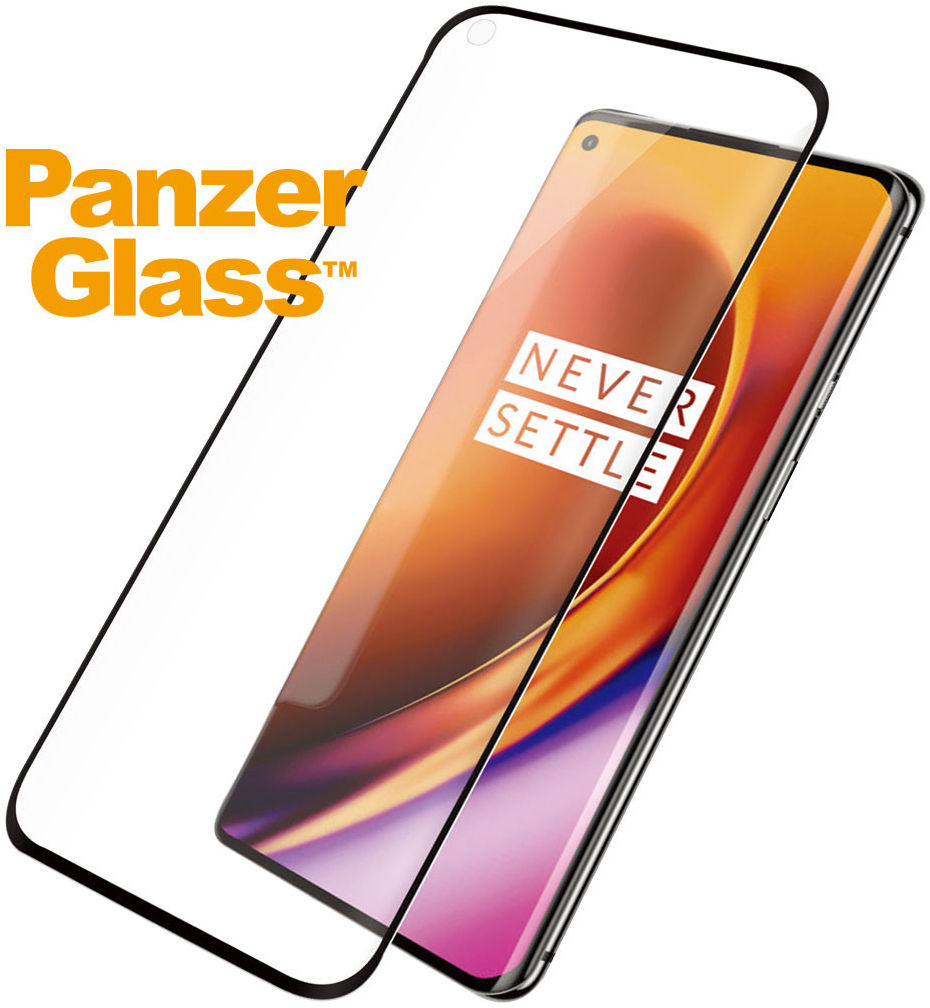 PanzerGlass OnePlus 8 Pro Screenprotector Case Friendly Zwart afbeelding 2