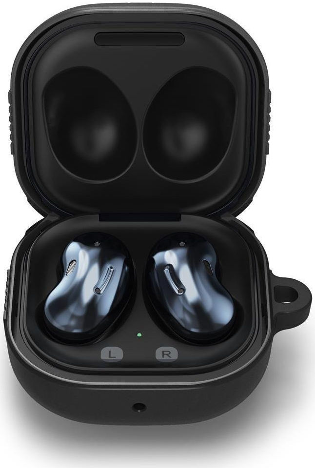 Spigen Samsung Galaxy Buds (FE / Pro / 2 / 2 Pro / Live) Hoesje Zwart afbeelding 2