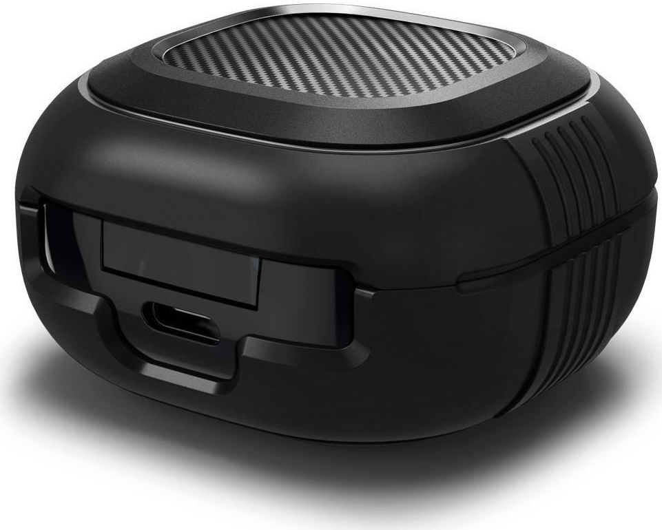 Spigen Samsung Galaxy Buds (FE / Pro / 2 / 2 Pro / Live) Hoesje Zwart afbeelding 5