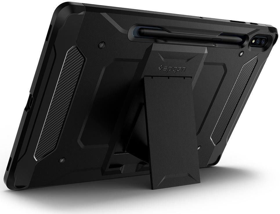 Spigen Tough Armor Pro Samsung Galaxy Tab S7 Plus Hoes Zwart afbeelding 3