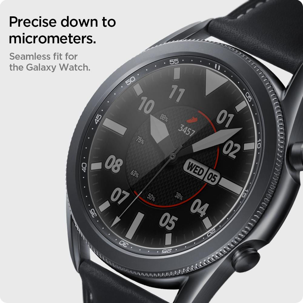 Spigen EZ Fit GLAS.tR SLIM Samsung Galaxy Watch 3 45MM Screenprotector afbeelding 4