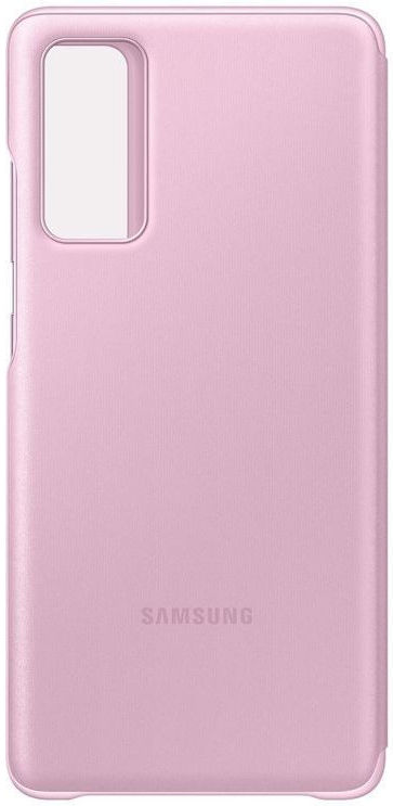 Origineel Samsung Galaxy S20 FE Hoesje Smart Clear View Cover Roze afbeelding 5