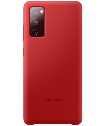 Origineel Samsung Galaxy S20 FE Hoesje Silicone Back Cover Rood Hoesjes