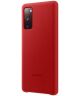 Origineel Samsung Galaxy S20 FE Hoesje Silicone Back Cover Rood