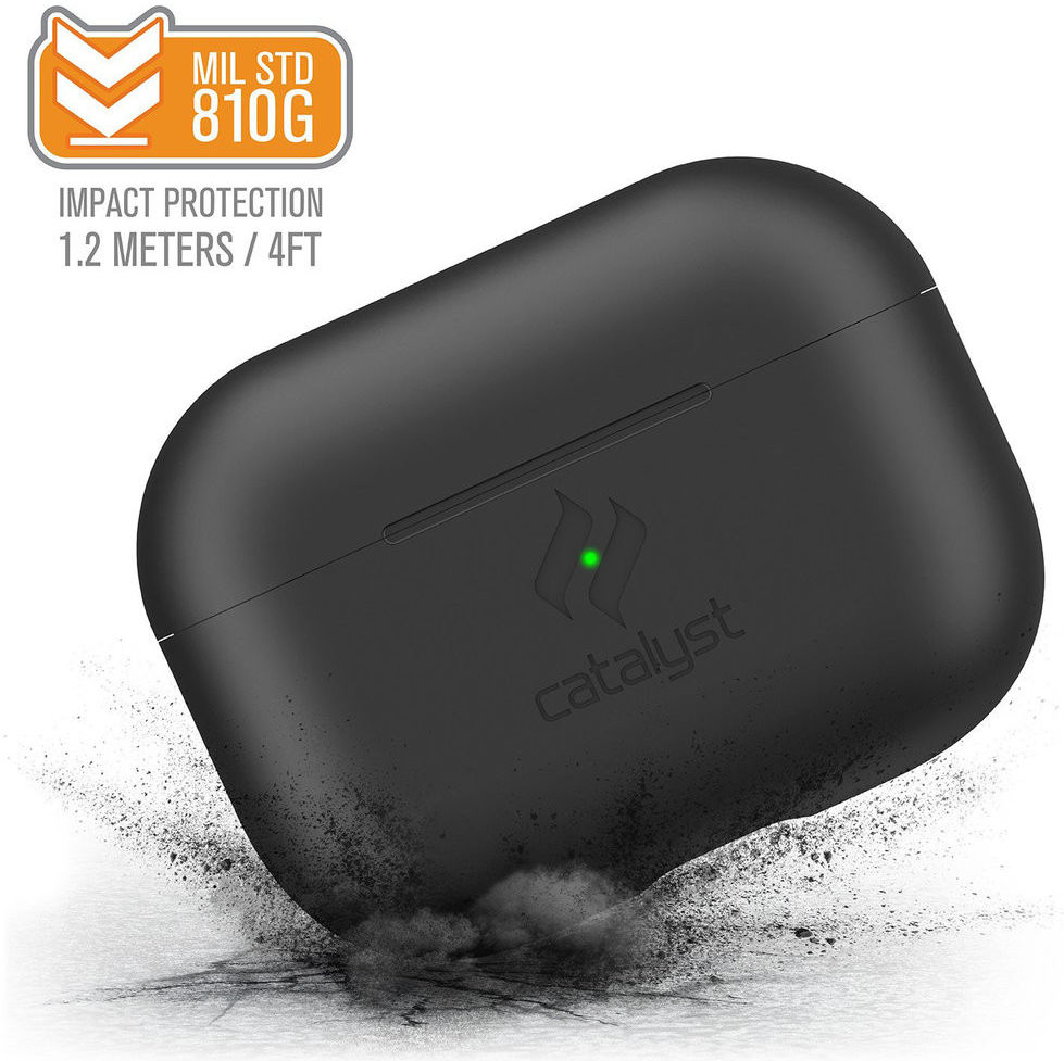 Catalyst Slim Case Apple Airpods Pro Siliconen Hoesje Zwart afbeelding 3
