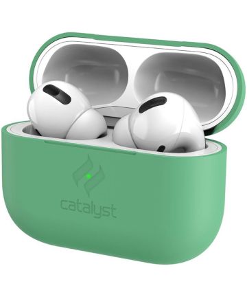 Catalyst Slim Case Apple Airpods Pro Siliconen Hoesje Mint Groen Hoesjes