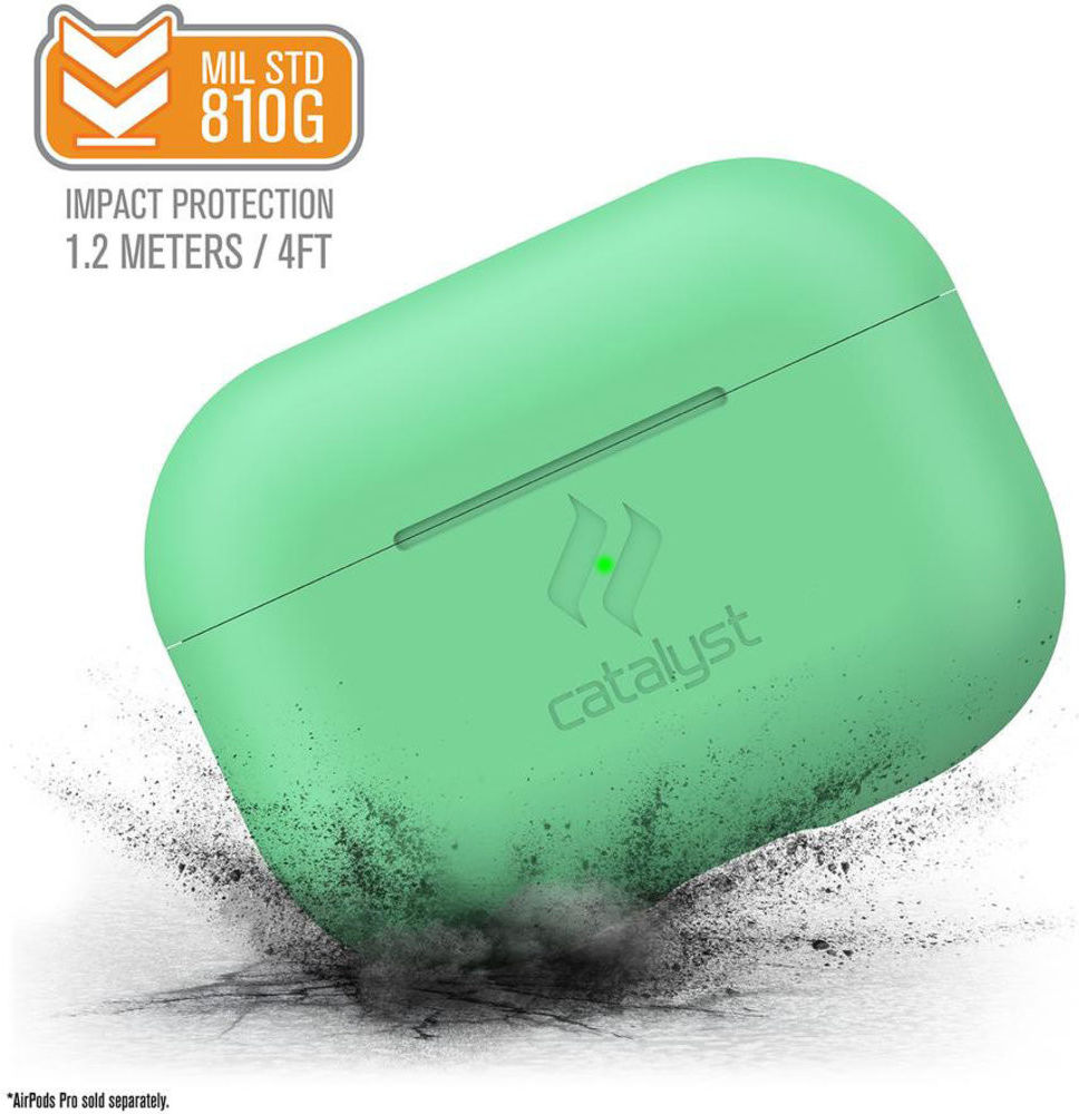 Catalyst Slim Case Apple Airpods Pro Siliconen Hoesje Mint Groen afbeelding 3