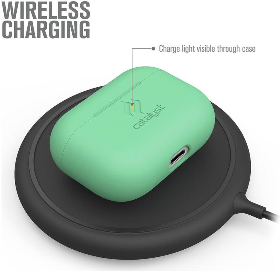 Catalyst Slim Case Apple Airpods Pro Siliconen Hoesje Mint Groen afbeelding 5