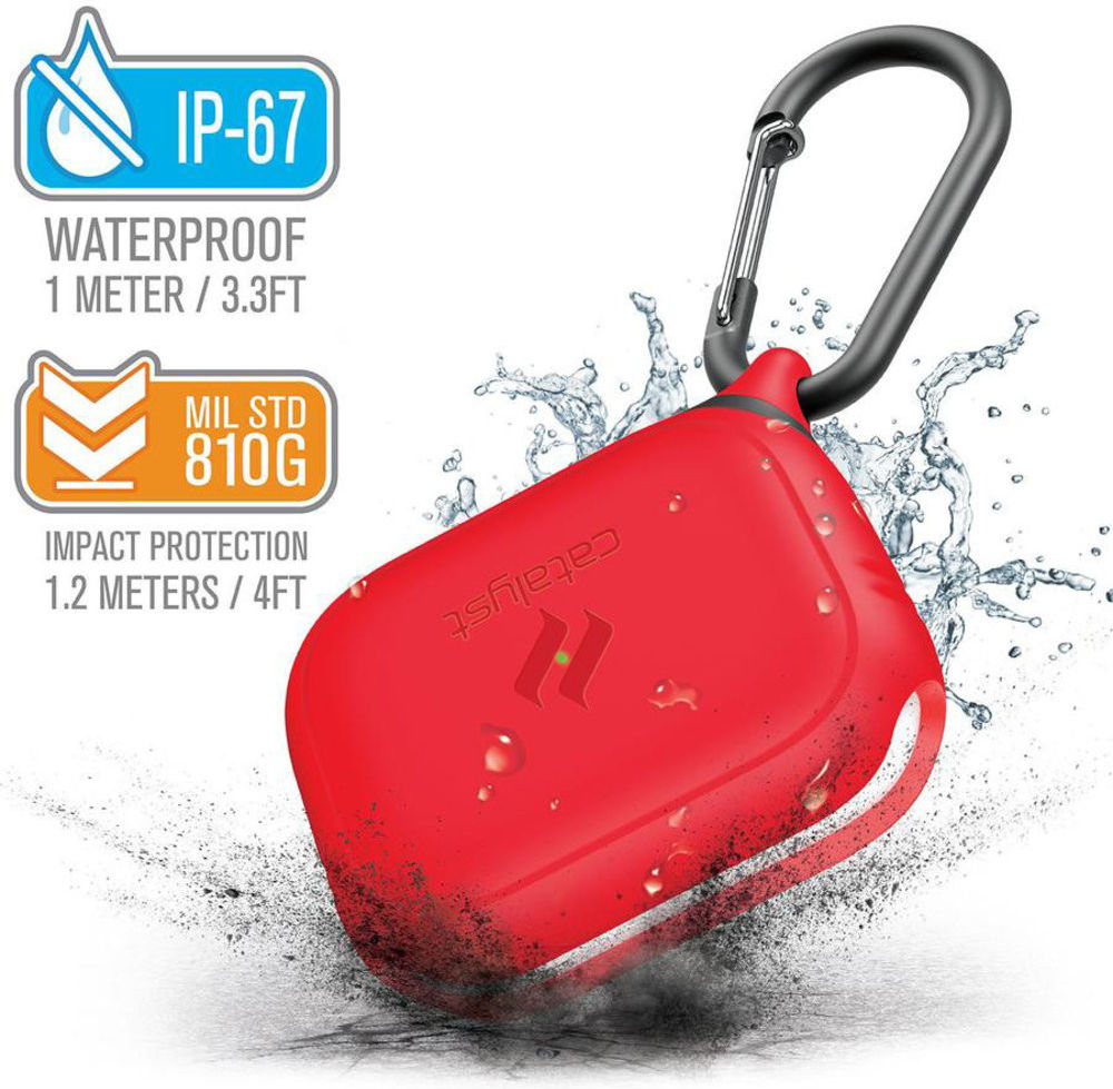 Catalyst Waterdicht Apple AirPods Pro Hoesje Rood afbeelding 2
