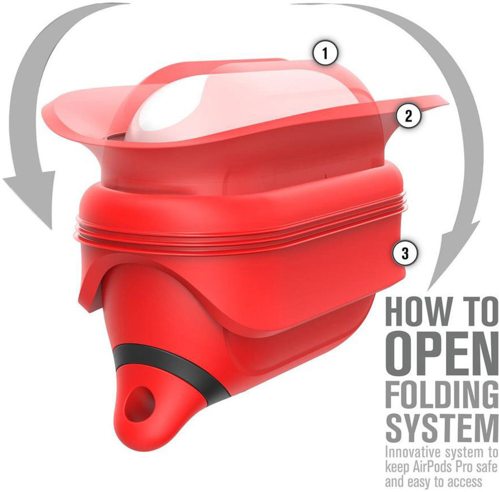 Catalyst Waterdicht Apple AirPods Pro Hoesje Rood afbeelding 5