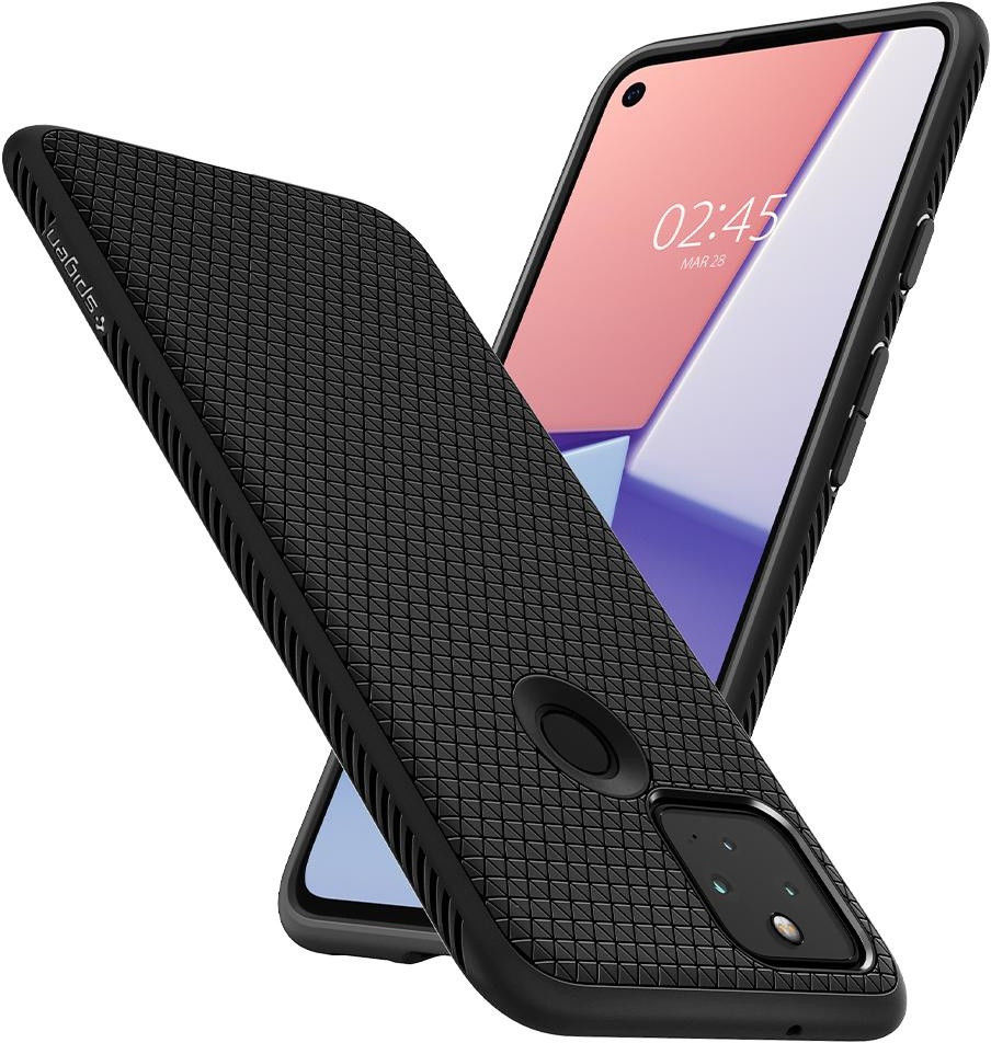 Spigen Liquid Air Google Pixel 5 Hoesje Zwart afbeelding 3