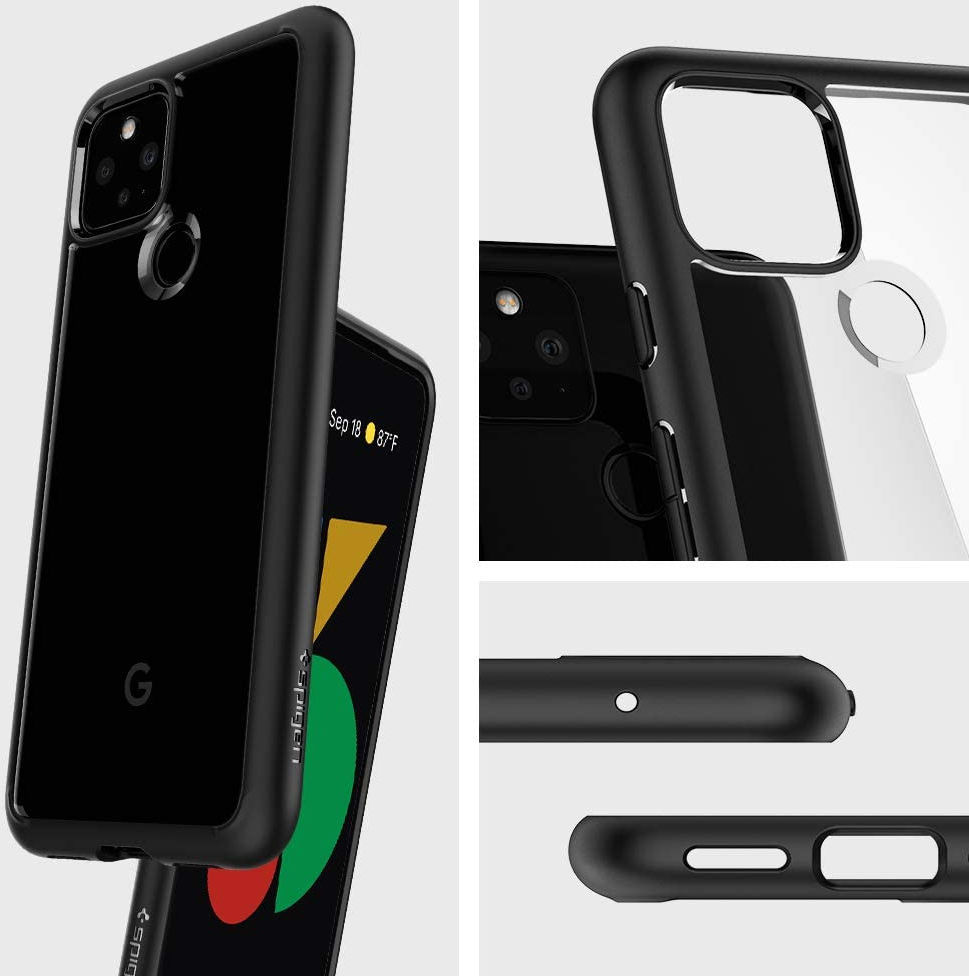 Spigen Ultra Hybrid Google Pixel 5 Hoesje Zwart afbeelding 10