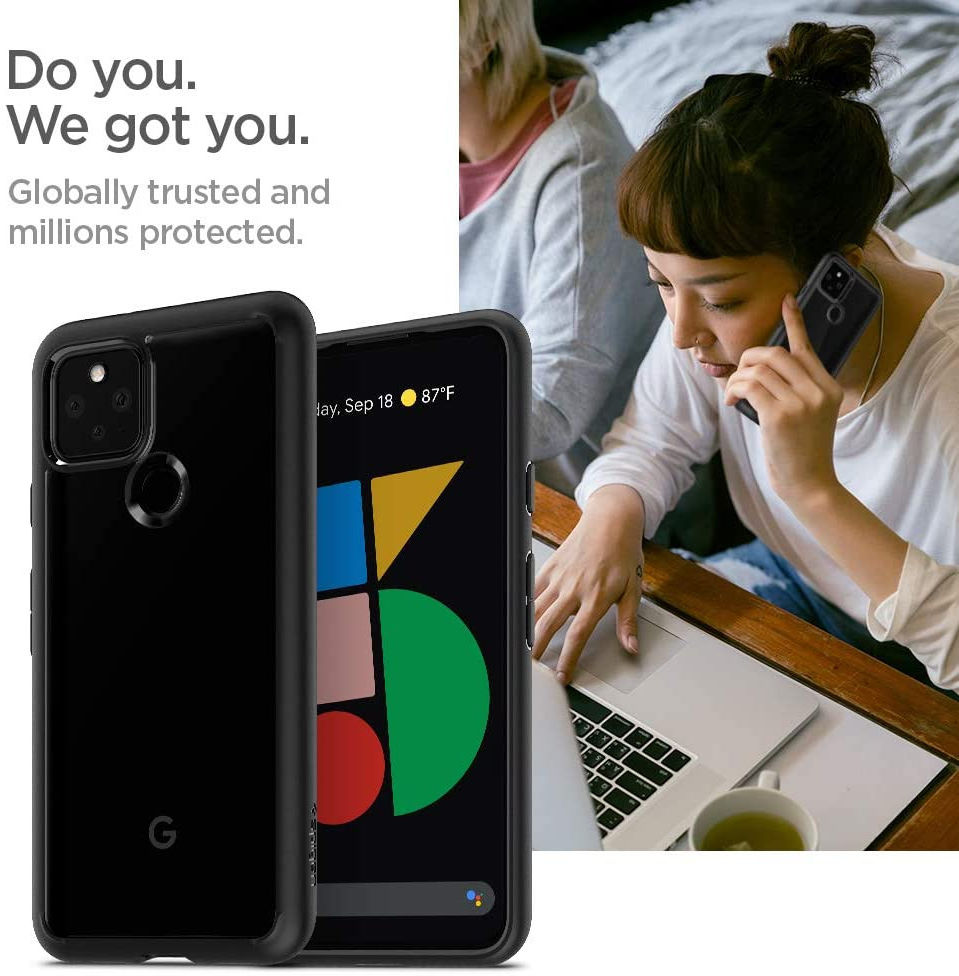 Spigen Ultra Hybrid Google Pixel 5 Hoesje Zwart afbeelding 11