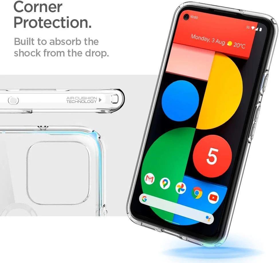 Spigen Crystal Hybrid Google Pixel 5 Hoesje Transparant afbeelding 2