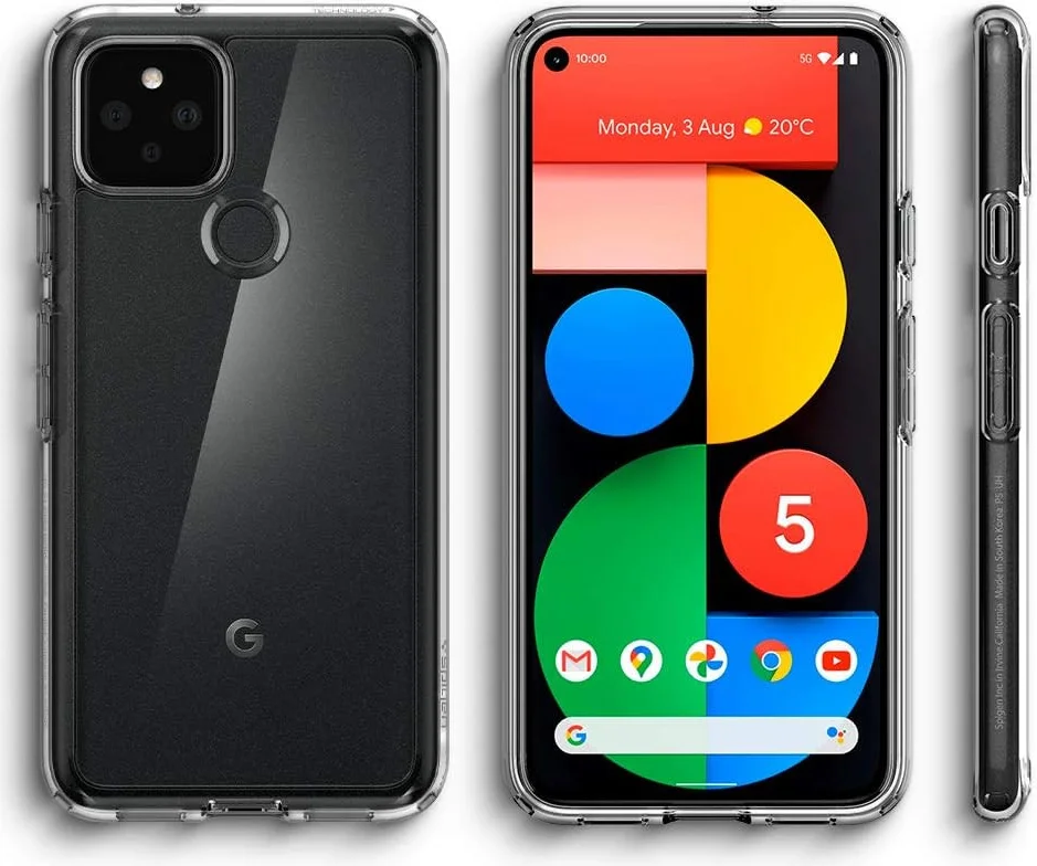 Spigen Crystal Hybrid Google Pixel 5 Hoesje Transparant afbeelding 6