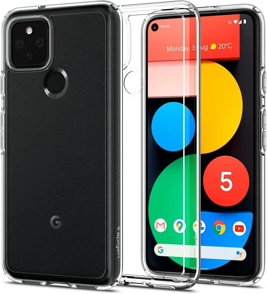 Spigen Crystal Hybrid Google Pixel 5 Hoesje Transparant afbeelding 1