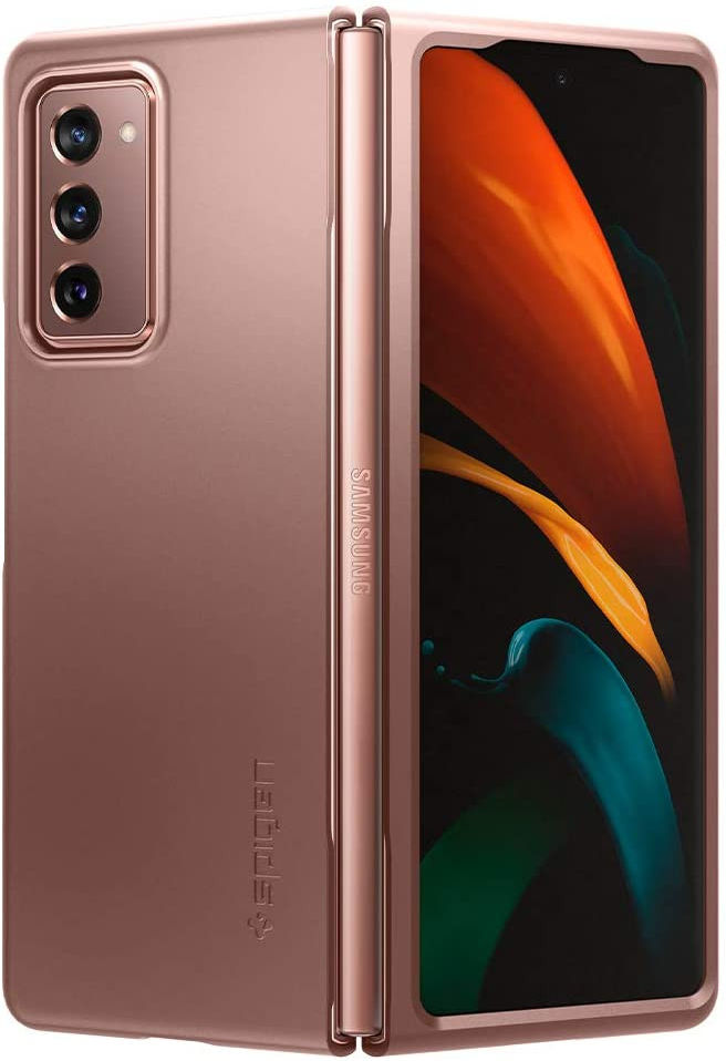 Spigen Thin Fit Samsung Galaxy Z Fold 2 Hoesje Brons afbeelding 1