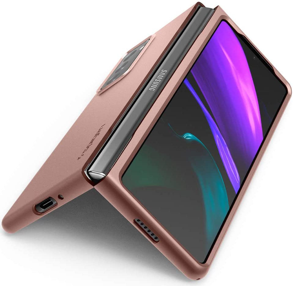 Spigen Thin Fit Samsung Galaxy Z Fold 2 Hoesje Brons afbeelding 3