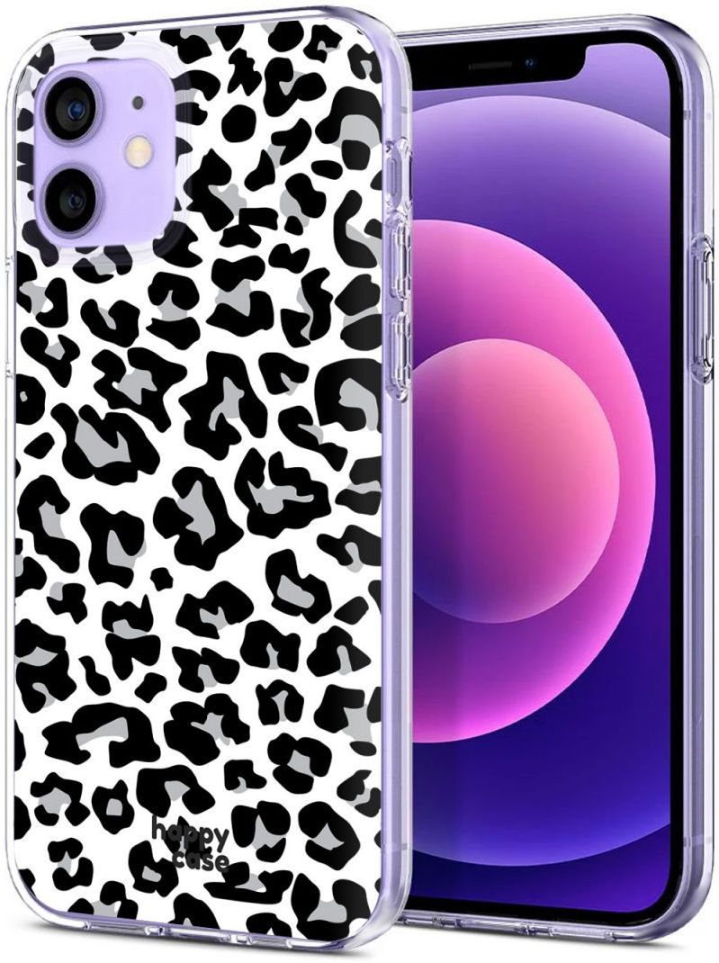 HappyCase Apple iPhone 12 Mini Hoesje Flexibel TPU Panter Print afbeelding 4