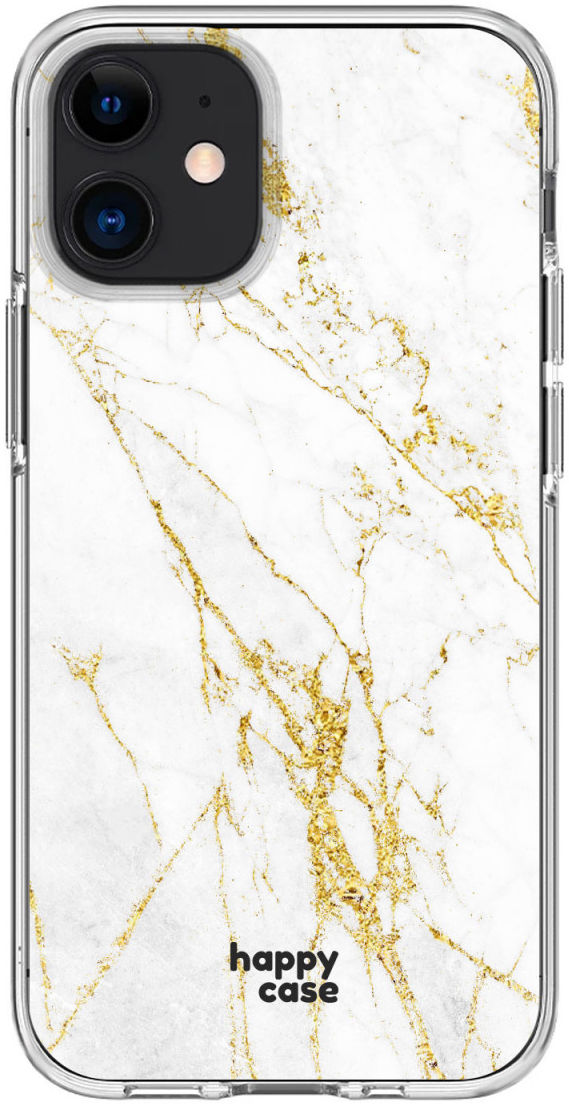 HappyCase Apple iPhone 12 Mini Hoesje Flexibel TPU Wit Marmer Print afbeelding 10