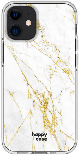 HappyCase Apple iPhone 12 Mini Hoesje Flexibel TPU Wit Marmer Print afbeelding 10