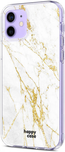 HappyCase Apple iPhone 12 Mini Hoesje Flexibel TPU Wit Marmer Print afbeelding 9