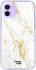 HappyCase Apple iPhone 12 Mini Hoesje Flexibel TPU Wit Marmer Print afbeelding 1