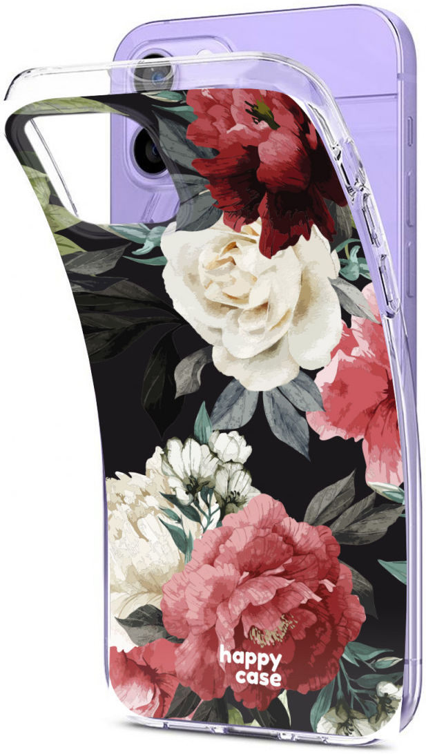 HappyCase Apple iPhone 12 Mini Hoesje Flexibel TPU Rozen Print afbeelding 6