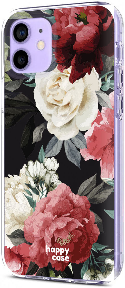 HappyCase Apple iPhone 12 Mini Hoesje Flexibel TPU Rozen Print afbeelding 7