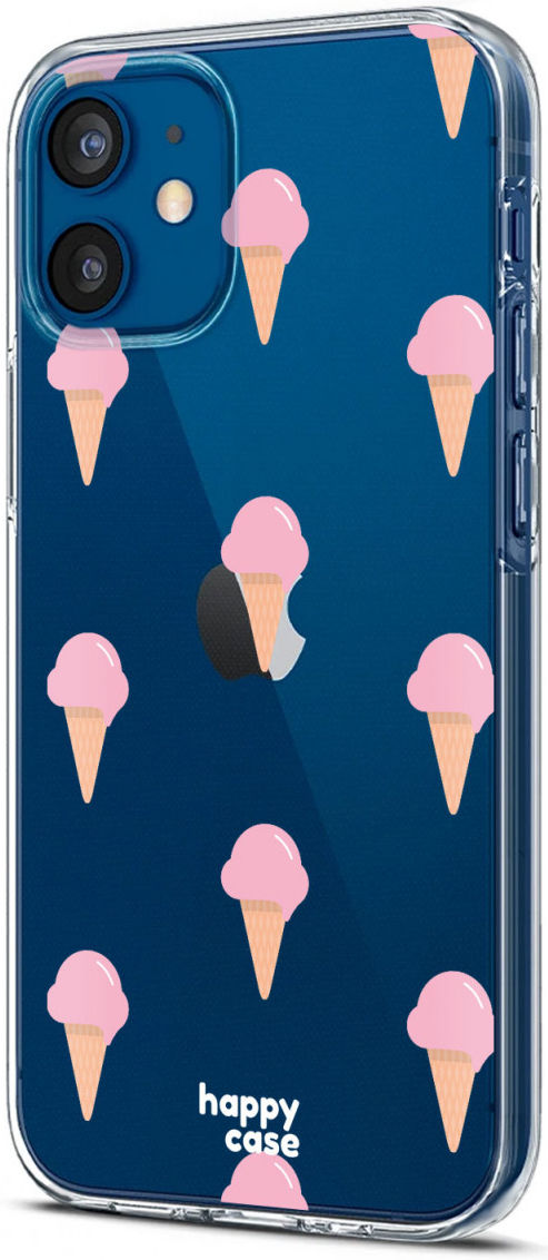 HappyCase Apple iPhone 12 Mini Hoesje Flexibel TPU Ijsjes Print afbeelding 7