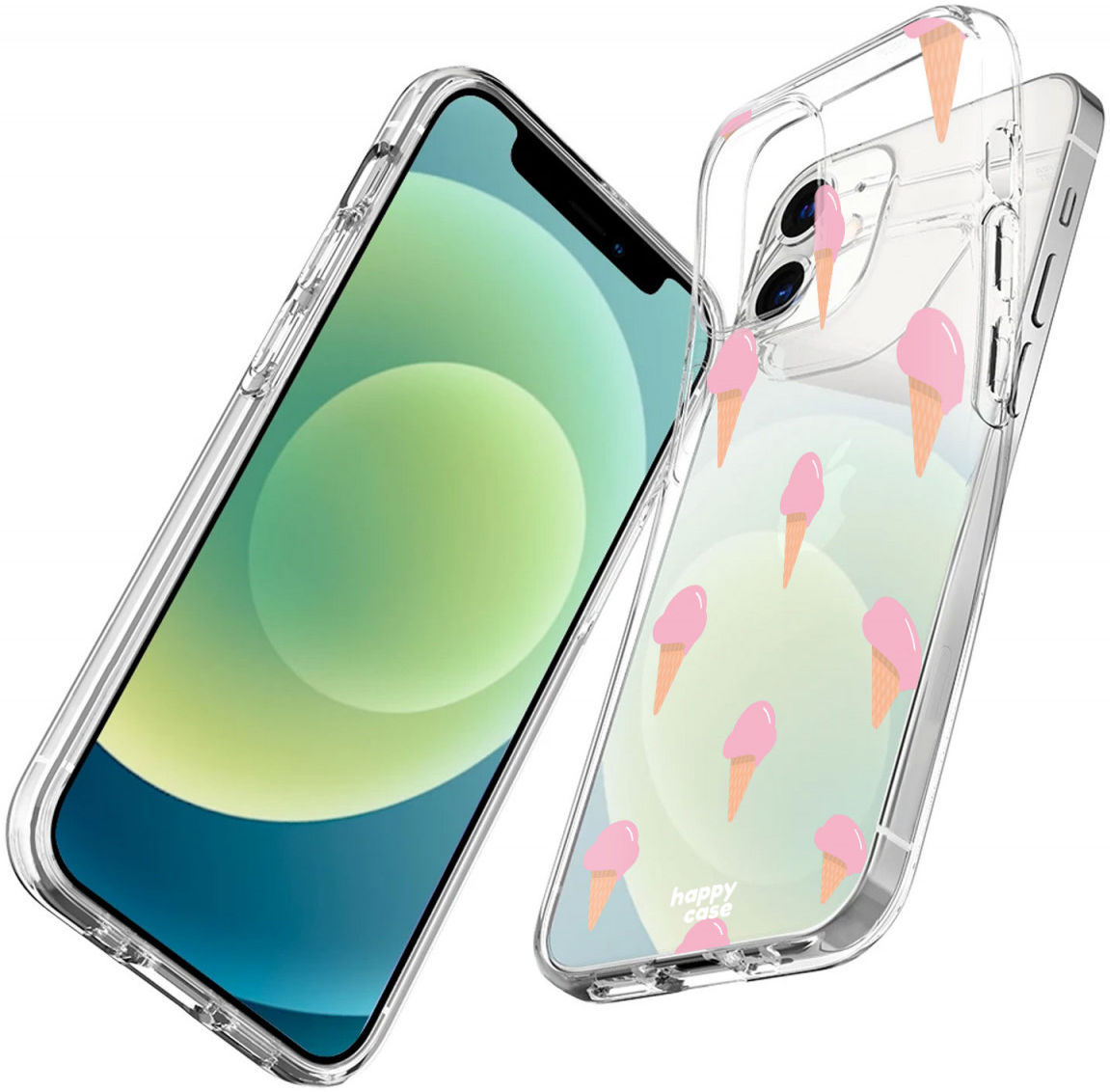 HappyCase Apple iPhone 12 Mini Hoesje Flexibel TPU Ijsjes Print afbeelding 5