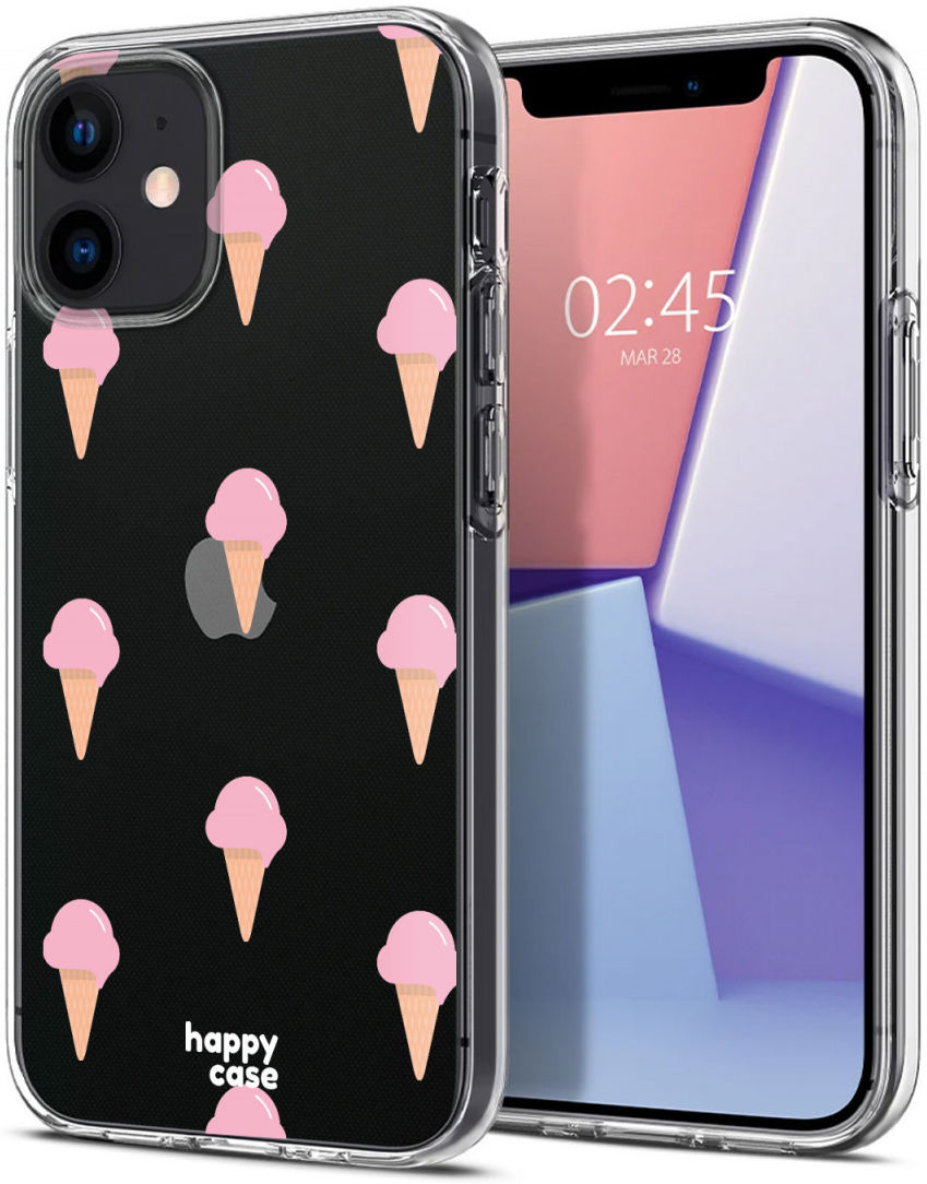 HappyCase Apple iPhone 12 Mini Hoesje Flexibel TPU Ijsjes Print afbeelding 2