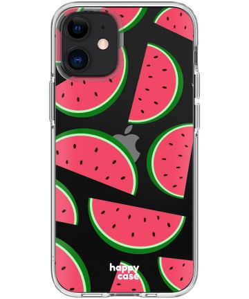 HappyCase Apple iPhone 12 Mini Hoesje Flexibel TPU Watermeloen Print Hoesjes